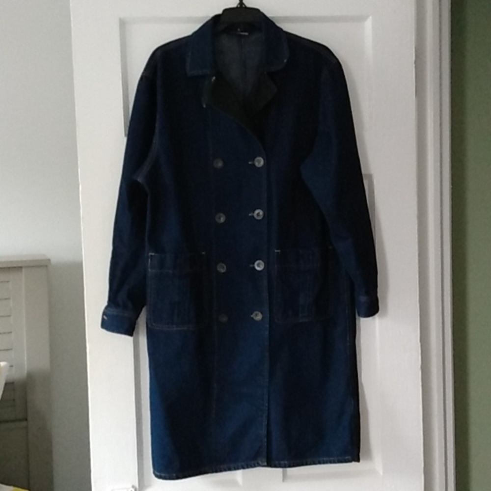Vintage Calvin Klein Denim Coat Dress